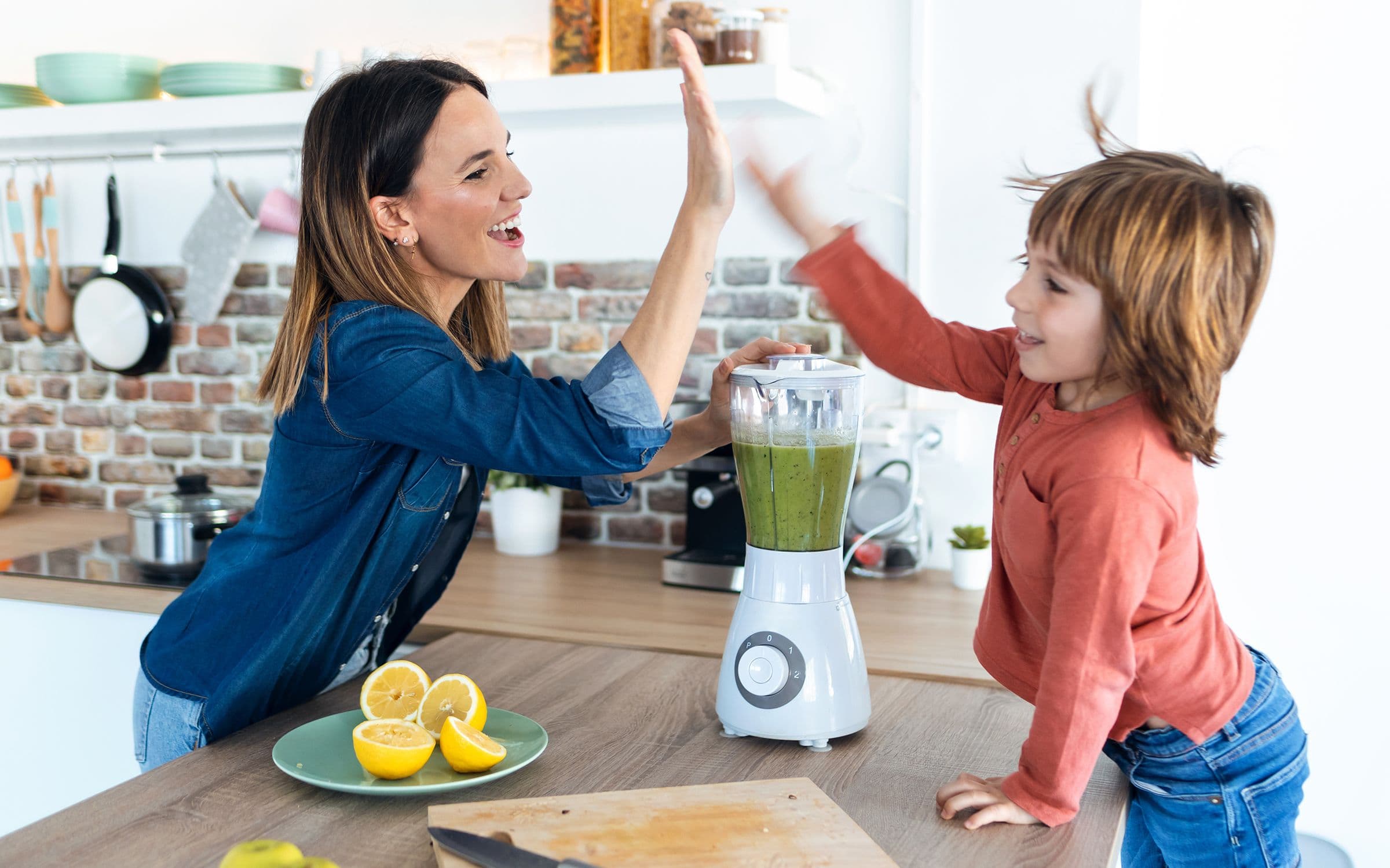 Mom and daughter living a healthy lifestyle